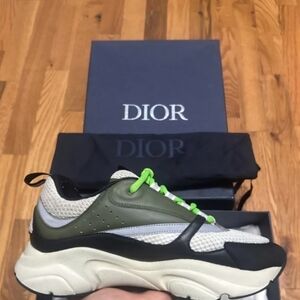 RARE Dior B22 Khaki Pistachio Size 44 US Mens Size 10-10.5